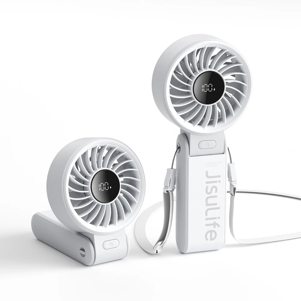 Jisulife Handheld Fan Life7 5000mAh Portable USB Fan - Grayeng