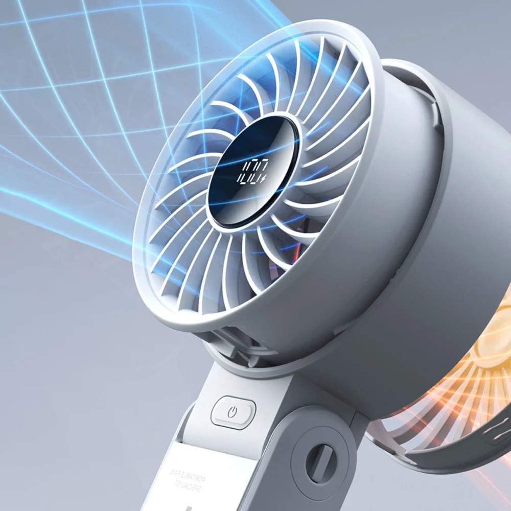 Jisulife Handheld Fan Life7 5000mAh Portable USB Fan - Grayeng