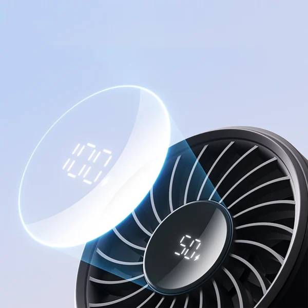 Jisulife Handheld Fan Life7 5000mAh Portable USB Fan - Blackeng