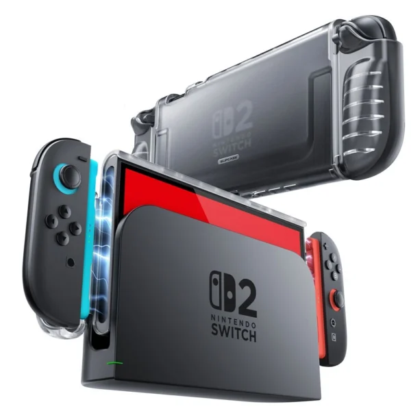 Supcase Crystal Case for Nintendo Switch 2 - Transparenteng