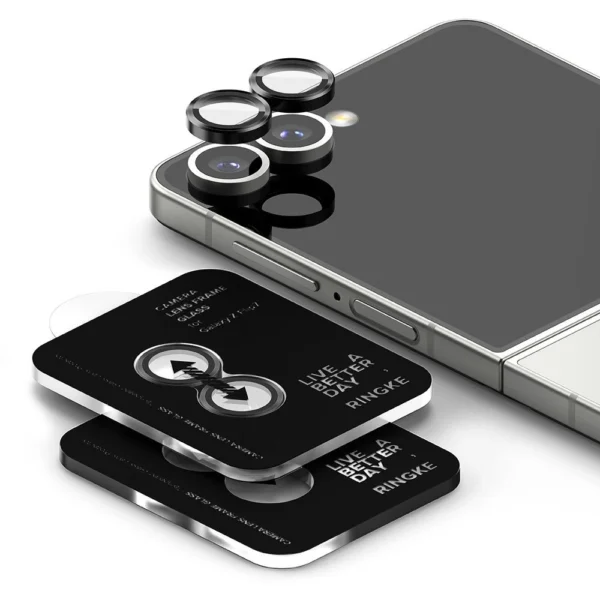 Ringke Camera Frame Protector 2-pack for Samsung Galaxy Z Flip 7 - Blackeng
