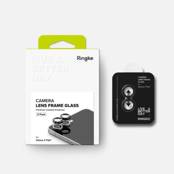 Ringke Camera Frame Protector 2-pack for Samsung Galaxy Z Flip 7 - Blackeng