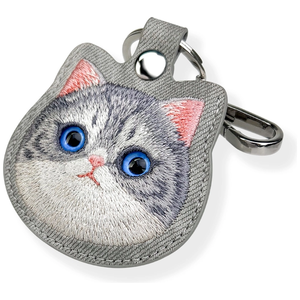 Nimmy New Big Eyed Pet 2.0 Cat Tracker Case - Grayeng