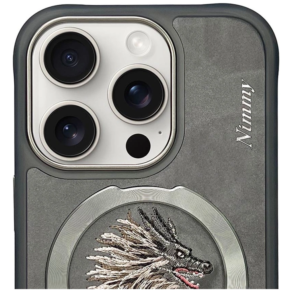 Nimmy Dragon MagSafe Case for iPhone 16 Pro Max - Grayeng