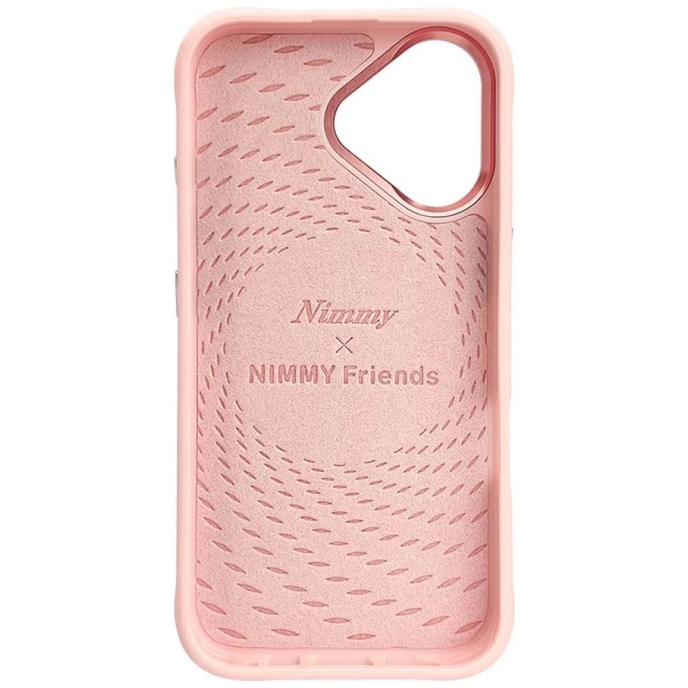 Nimmy Glasses Cool Cat MagSafe Case for iPhone 16 - Pinkeng