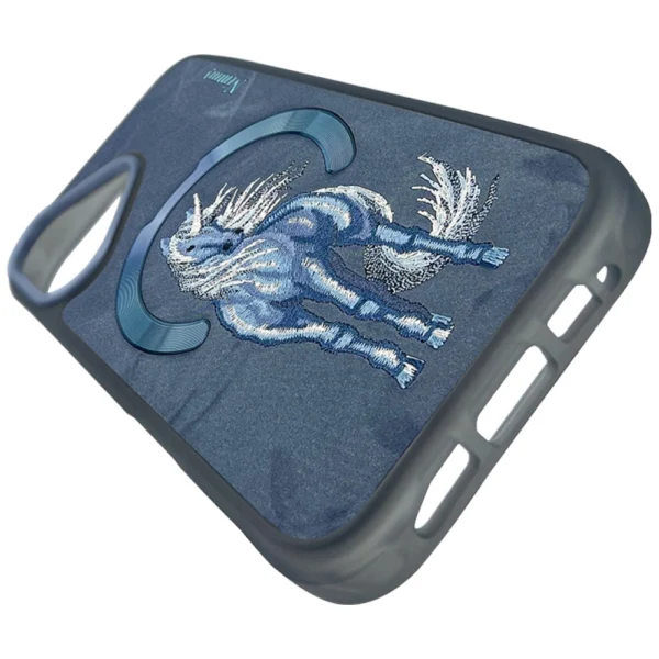 Nimmy Magnetic Fantasy Animal MagSafe Case for iPhone 16 - Blueeng