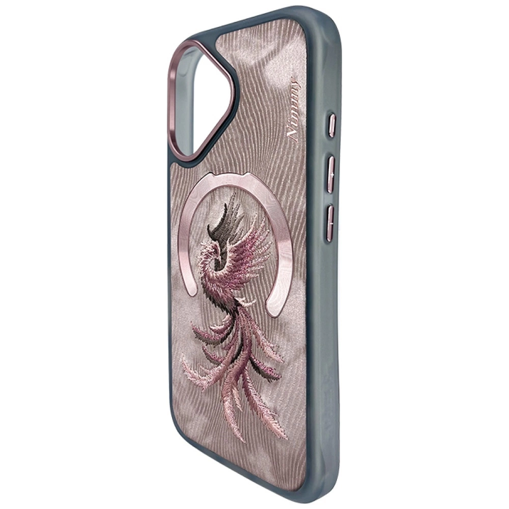 Nimmy Magnetic Fantasy Animal MagSafe iPhone 16 Case - Rose Goldeng