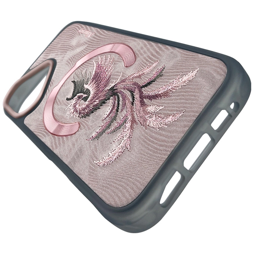 Nimmy Magnetic Fantasy Animal MagSafe iPhone 16 Case - Rose Goldeng