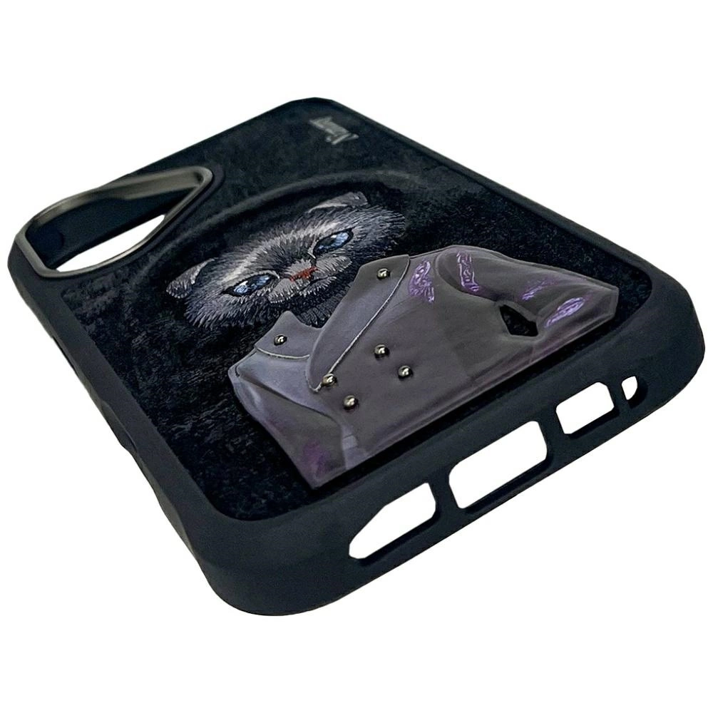 Nimmy Magnetic fashion cute pet MagSafe case for iPhone 16 - blackeng