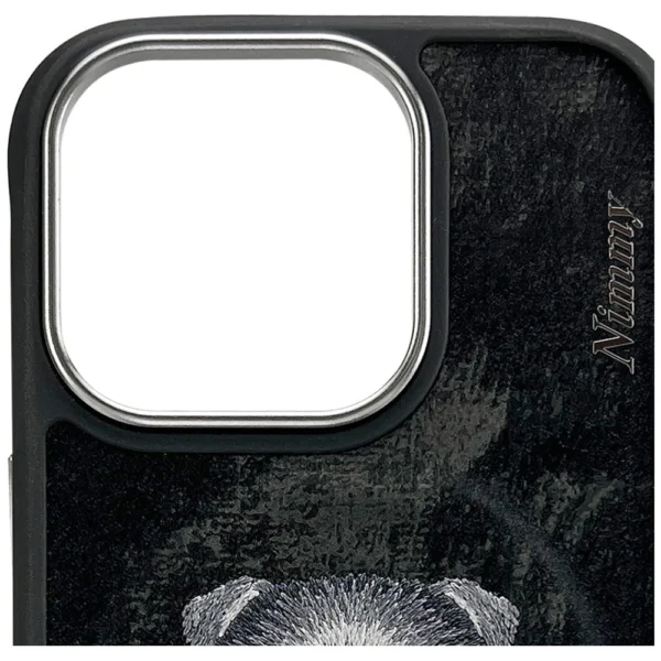 Nimmy Magnetic fashion cute pet MagSafe case for iPhone 16 Pro Max - blackeng