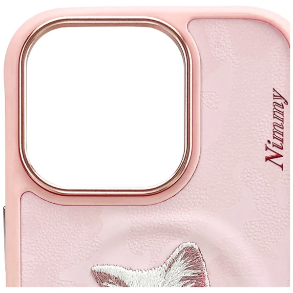 Nimmy Magnetic fashion cute pet MagSafe case for iPhone 16 Pro - pinkeng