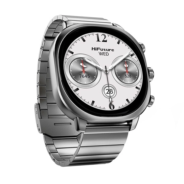 HiFuture FutureFit AIX Smartwatch - Silvereng