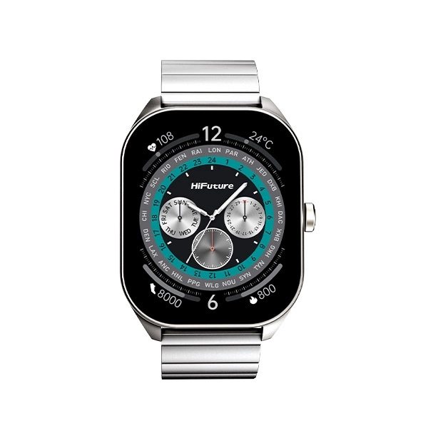 HiFuture FutureFit APEX Smartwatch - Silvereng