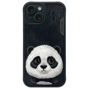 Nimmy Big Eyed Pet 2.0 Panda case for iPhone 15 - blackeng
