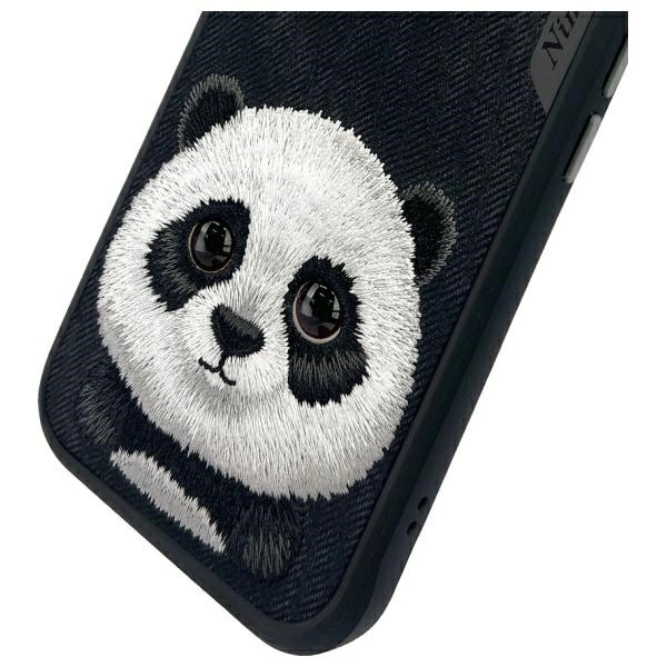 Nimmy Big Eyed Pet 2.0 Panda case for iPhone 15 - blackeng