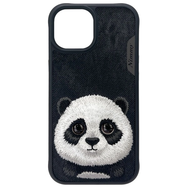 Nimmy Big Eyed Pet 2.0 Panda case for iPhone 15 - blackeng