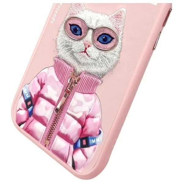 Nimmy Cool&Cute 2.0 Cat Case for iPhone 15 - Pinkeng