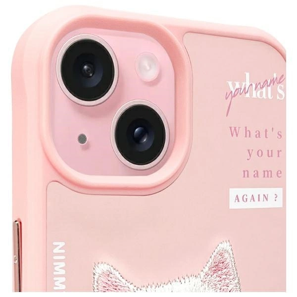 Nimmy Cool&Cute 2.0 Cat Case for iPhone 15 - Pinkeng