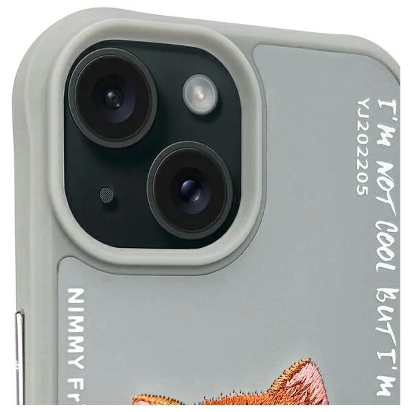 Nimmy Glasses Cool Cat iPhone 15 Case - Grayeng
