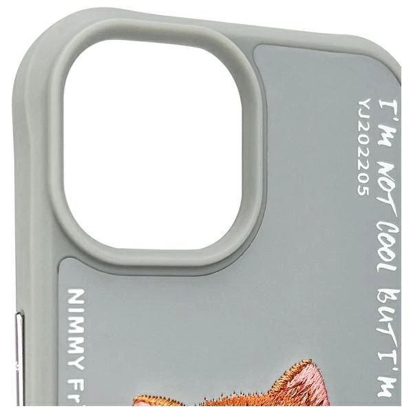 Nimmy Glasses Cool Cat iPhone 15 Case - Grayeng