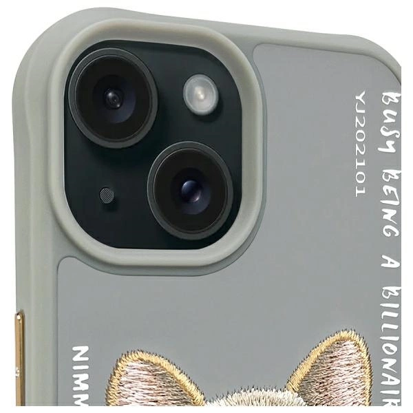 Nimmy Glasses Cool Dog iPhone 15 Case - Grayeng