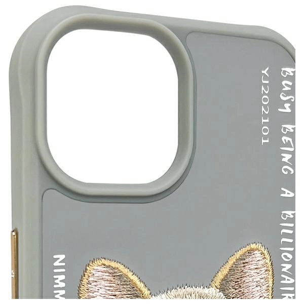 Nimmy Glasses Cool Dog iPhone 15 Case - Grayeng