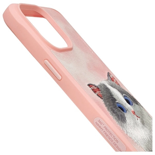 Nimmy Big Eyed Pet 2.0 Cat Case for iPhone 15 Pro - Pinkeng
