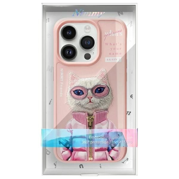 Nimmy Cool&Cute 2.0 Cat Case for iPhone 15 Pro - Pinkeng