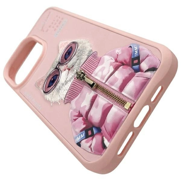Nimmy Cool&Cute 2.0 Cat Case for iPhone 15 Pro - Pinkeng