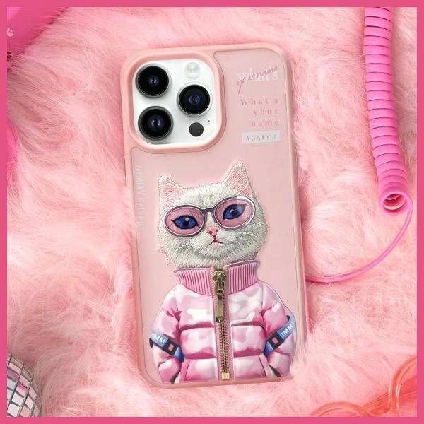 Nimmy Cool&Cute 2.0 Cat Case for iPhone 15 Pro - Pinkeng