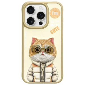 Nimmy Cool&Cute 2.0 Cat Case for iPhone 15 Pro - Greeneng