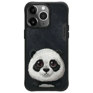 Nimmy Big Eyed Pet 2.0 Panda case for iPhone 15 Pro Max - blackeng