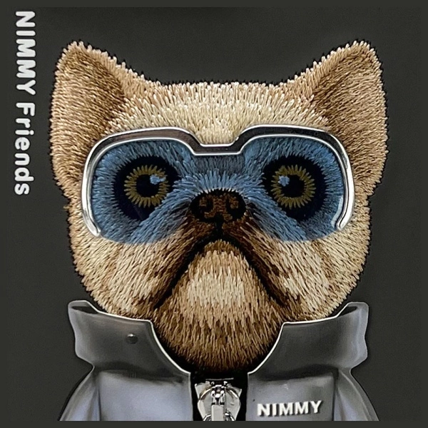 Nimmy Cool&Cute 2.0 Dog Case for iPhone 15 Pro Max - Blackeng