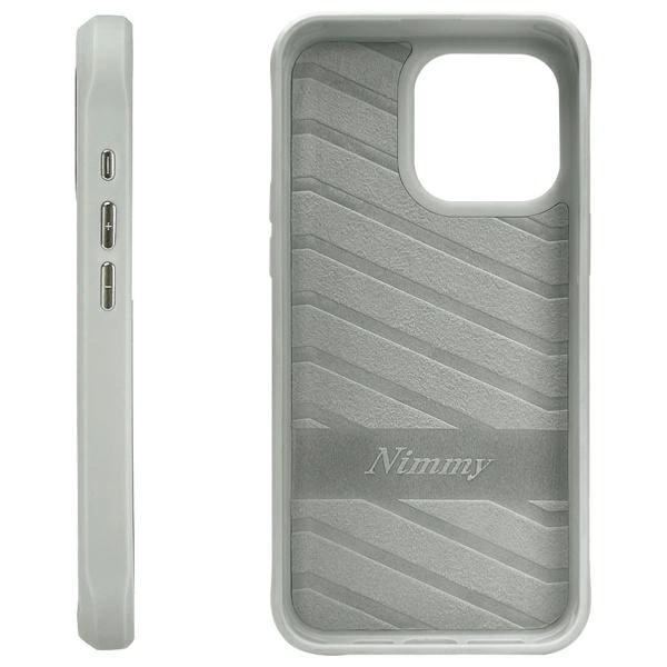 Nimmy Glasses Cool Dog Case for iPhone 15 Pro Max - Grayeng