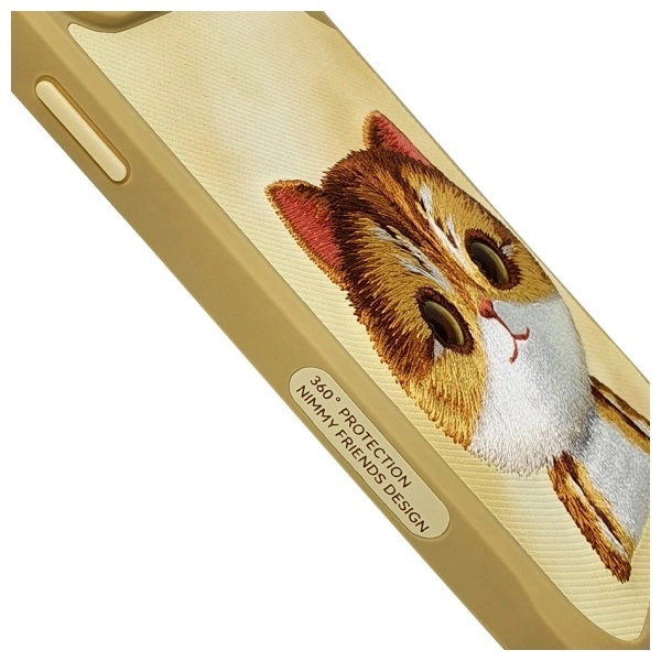 Nimmy Big Eyed Pet 2.0 Cat Case for iPhone 15 Pro Max - Greeneng
