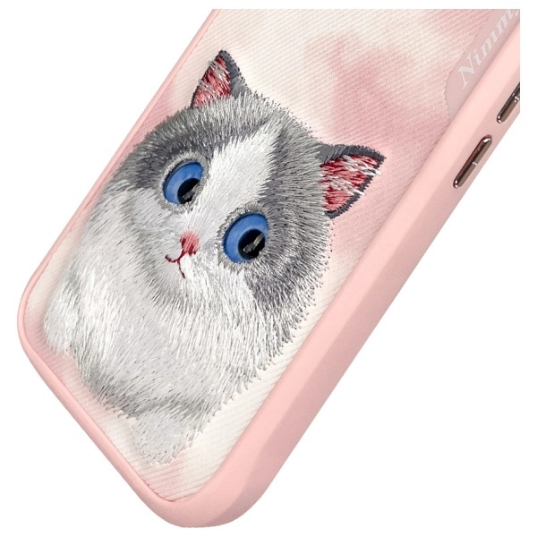 Nimmy Big Eyed Pet 2.0 Cat Case for iPhone 16 - Pinkeng