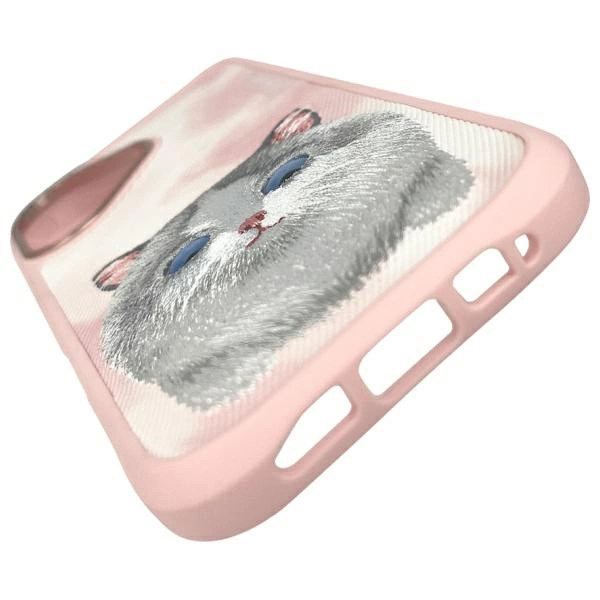 Nimmy Big Eyed Pet 2.0 Cat Case for iPhone 16 - Pinkeng