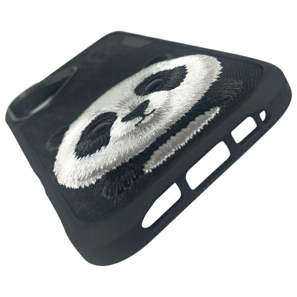 Nimmy Big Eyed Pet 2.0 Panda case for iPhone 16 - blackeng