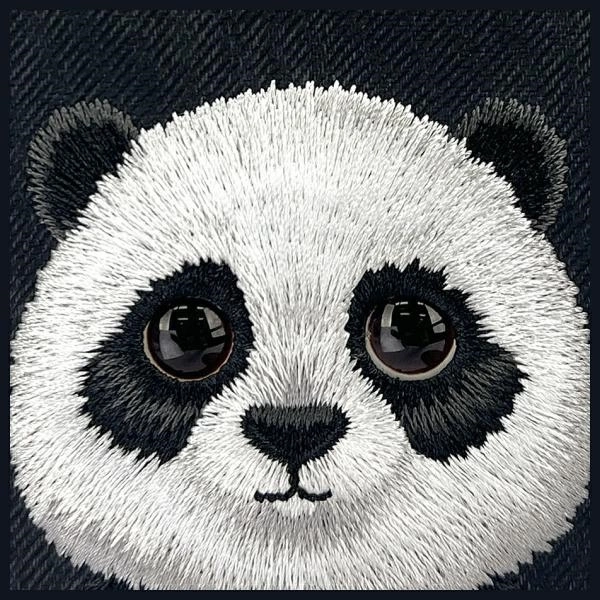 Nimmy Big Eyed Pet 2.0 Panda case for iPhone 16 - blackeng