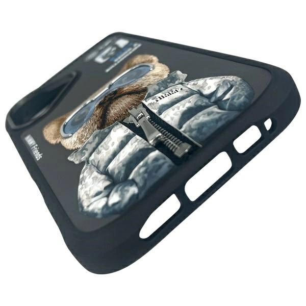 Nimmy Cool&Cute 2.0 Dog Case for iPhone 16 - Blackeng