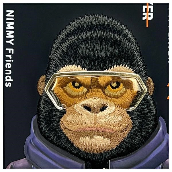 Nimmy Cool&Cute 2.0 Monkey case for iPhone 16 - blackeng