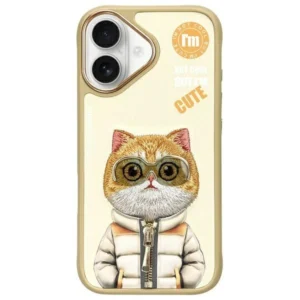 Nimmy Cool&Cute 2.0 Cat Case for iPhone 16 - Greeneng