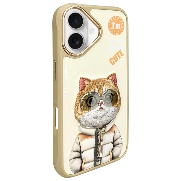 Nimmy Cool&Cute 2.0 Cat Case for iPhone 16 - Greeneng
