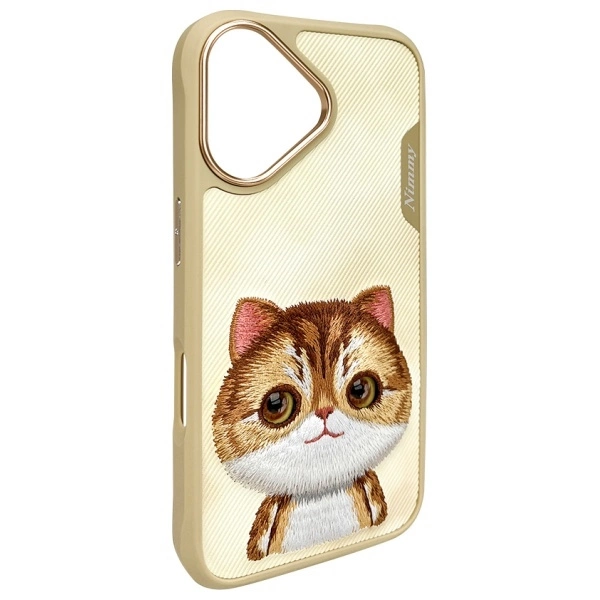 Nimmy Big Eyed Pet 2.0 Cat Case for iPhone 16 - Greeneng