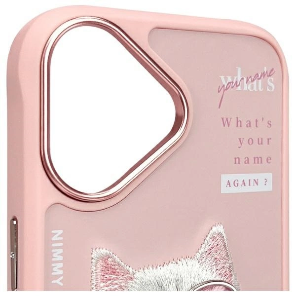 Nimmy Cool&Cute 2.0 Cat Case for iPhone 16 - Pinkeng