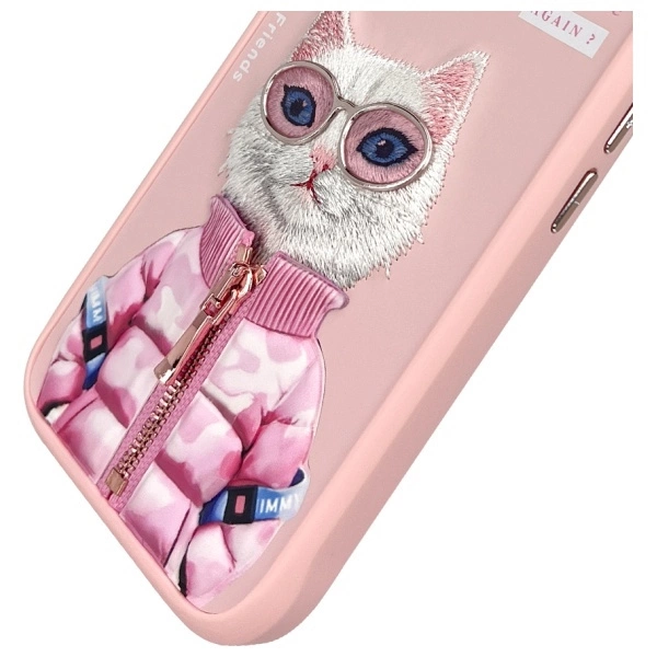 Nimmy Cool&Cute 2.0 Cat Case for iPhone 16 - Pinkeng
