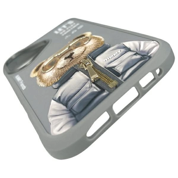 Nimmy Cool&Cute 2.0 Bear Case for iPhone 16 - Grayeng