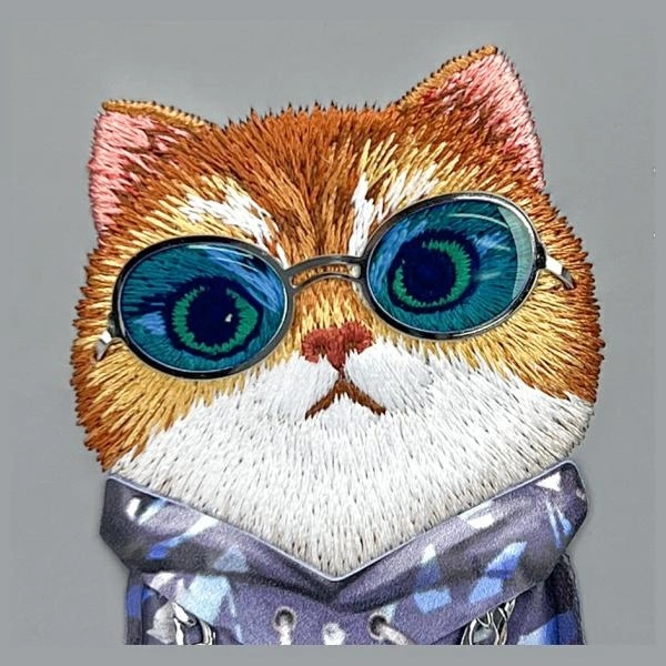 Nimmy Glasses Cool Cat iPhone 16 Case - Grayeng