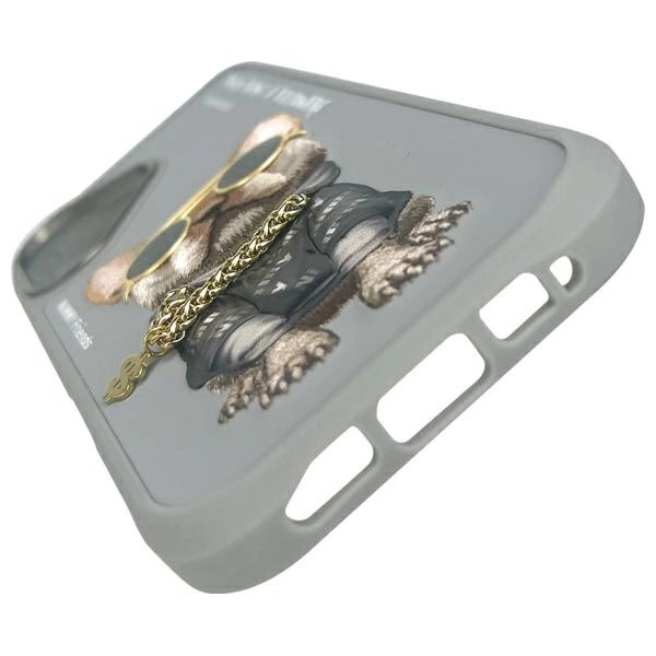 Nimmy Glasses Cool Dog iPhone 16 Case - Grayeng