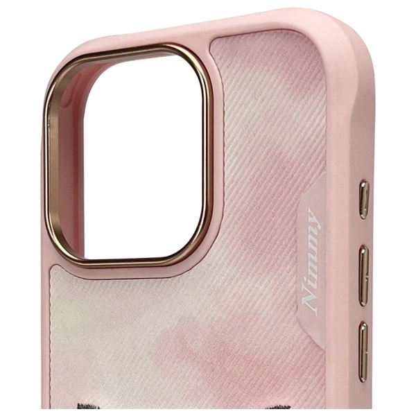 Nimmy Big Eyed Pet 2.0 Cat Case for iPhone 16 Pro - Pinkeng